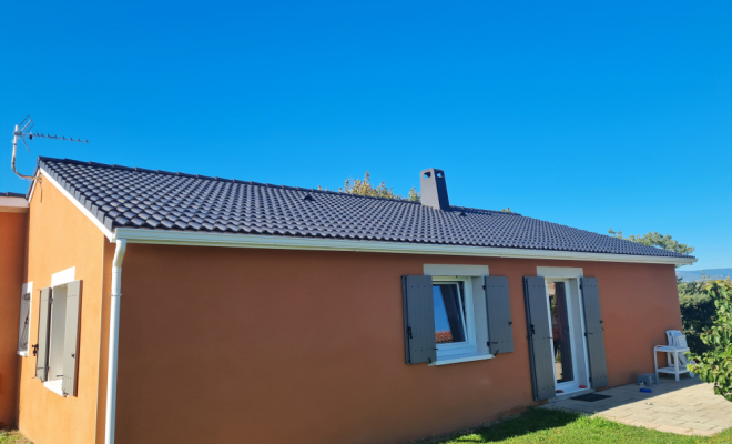 Peinture d’un toit d’une maison à Annonay