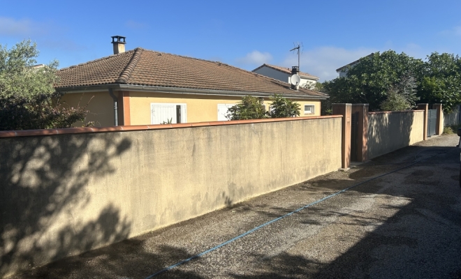 Rénovation d’un mur de clôture à Valence 