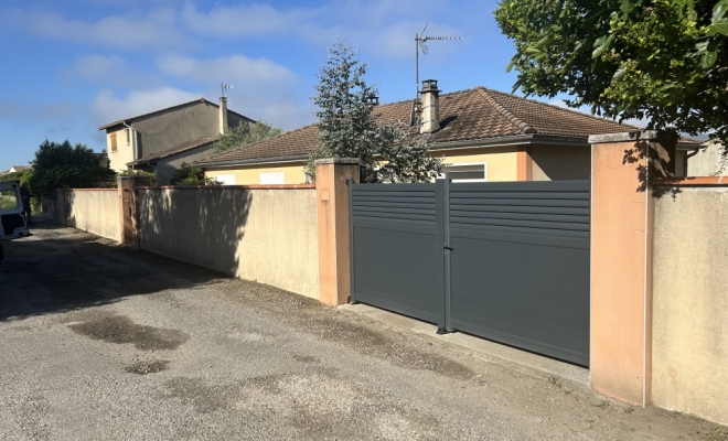 Rénovation d’un mur de clôture à Valence 