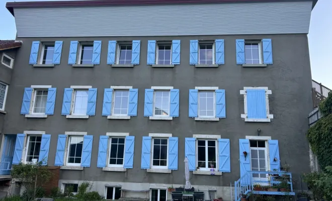 Rénovation de façade d’un immeuble à Villard de Lans , Romans-sur-Isère, Alexis Echinard