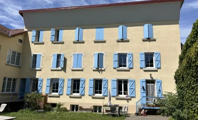 Rénovation de façade d’un immeuble à Villard de Lans 